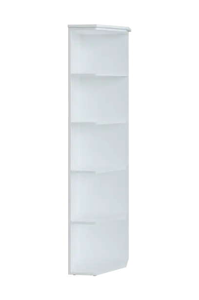 R 5 - 4 kancelářská skříň, rohová, 1800x400x400, bílá